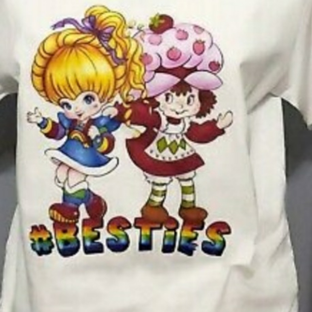 Rainbow Brite Strawberry Shortcake Besties Tshirt